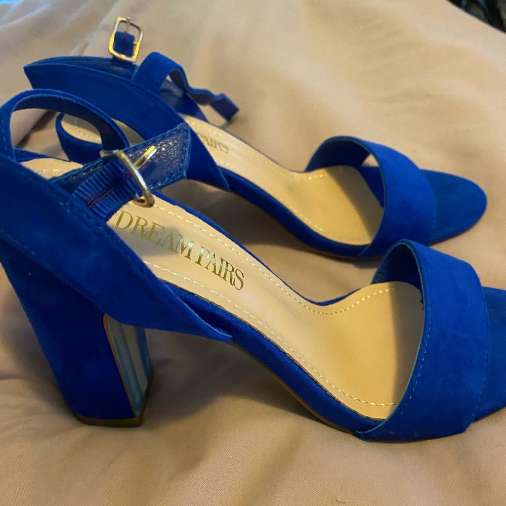 Blue shoes worn once to snowball dance